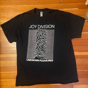JOY DIVISION Unknown Pleasures Heavy Cotton Tee Sz XL